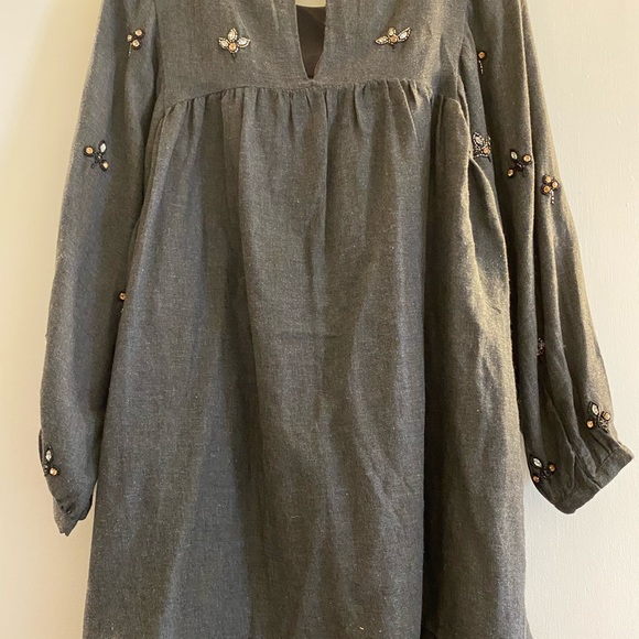 Zara Beaded Embellished Dress / Tunic - Picture 4 of 7